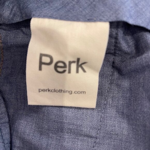 Perk Flat Front Slim Fit Stretch Feel Good Chinos Men’s 31x 32 Twill Casual NEW - Picture 12 of 13